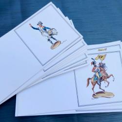 Lot de 50 cartes de voeux Série "Empire", avec enveloppes