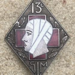 13° Section d'Infirmiers Militaires, émail 1939