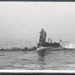 CPA - MARINE DE GUERRE - Sous - Marin  DE " POCHE " N°1476