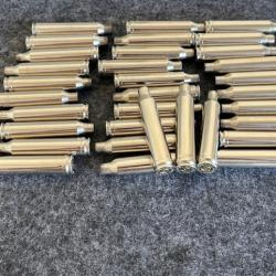 34 Douilles 7RM nikelée BARNES LRX