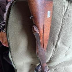 Fusil à poudre noire 2 canons XIX siècles.