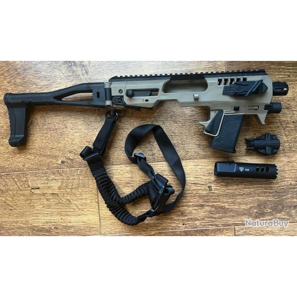 KIT DE CONVERSION POUR FUSIL MICRO RONI GEN 4 POUR CZ P07/P09 TAN CAA