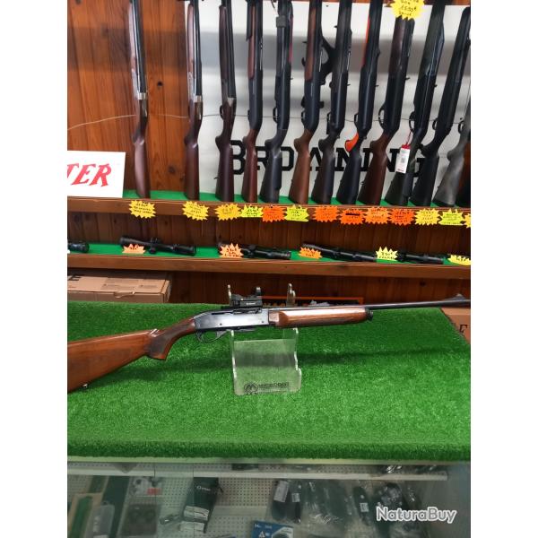 Carabine remington 7400 .calibre 280 rem .avec point rouge optimum