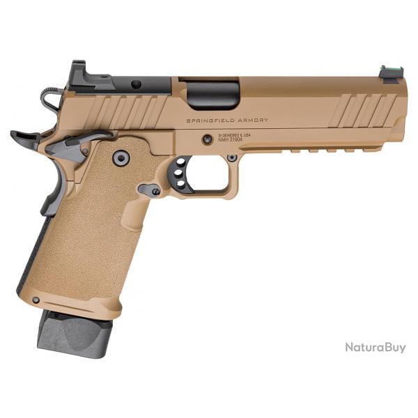 Pistolet Springfield 1911 DS Prodigy Cal.9x19 canon de 5" Coyotte