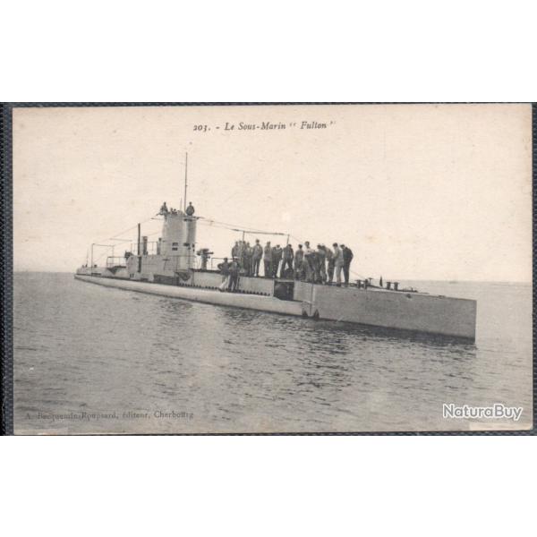 CPA - MARINE DE GUERRE - Sous - Marin " FUTON " N1479