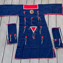 Robe indienne crow perlée Indien des plaines