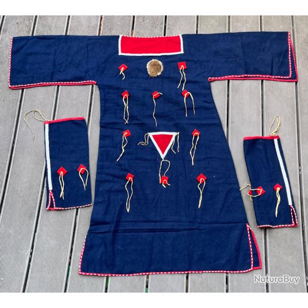 Robe indienne crow perle Indien des plaines