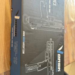 Réplique d'airsoft SMG VMP-1 Noir VORSK GBBR
