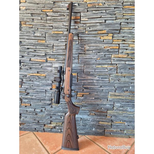 Carabine linaire haenel 30.06 avec lunette battue point rouge Neuve