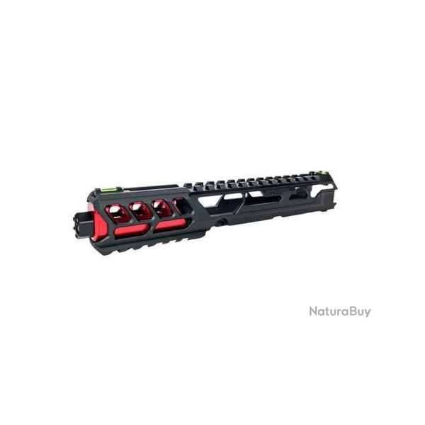 CULASSE AAP01 FUKU-2 CNC NOIRE / ROUGE - Long Cutout version