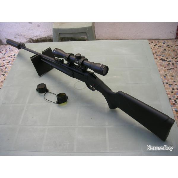 a saisir 22lr rossi, 6 mois, avec lunette et silencieux t.b.e.