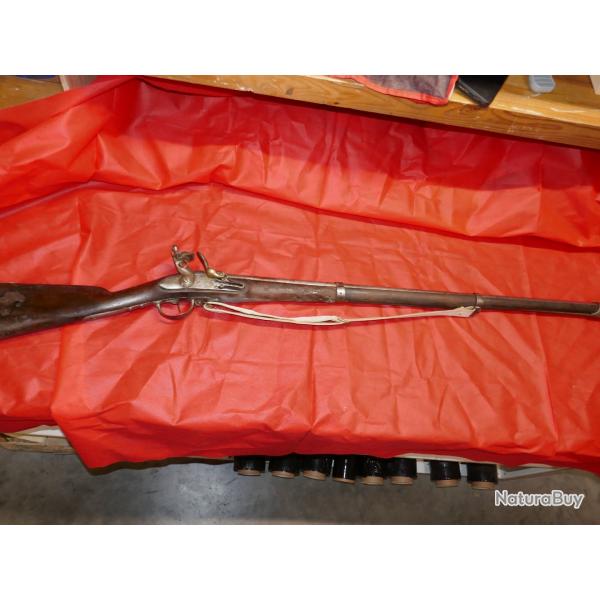 Fusil  silex 1777 "Mre Nle de TURIN"  restaurer ou pour pices