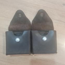 Cartouchiere en cuir de collection