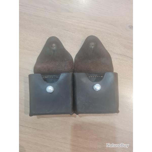 Cartouchiere en cuir de collection