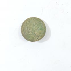 Bouton d'uniforme 27 Régiment d'Infanterie (de Ligne) Premier Empire. Mauvais état. Napoléon