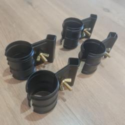 Lot de 4 Support lampe pour canon .fusil superposés ou monocoup ou carabine.