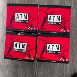 Lot de 150 Capsules CO2 ATM 12 gr