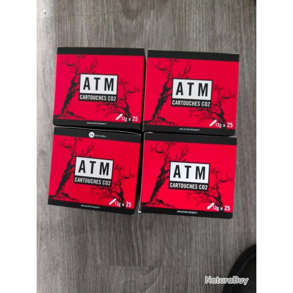 Lot de 150 Capsules CO2 ATM 12 gr