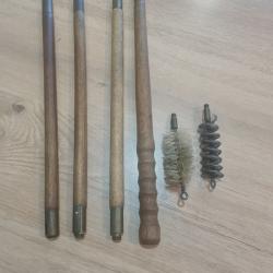 Très ancienne baguette de nettoyage cal 12