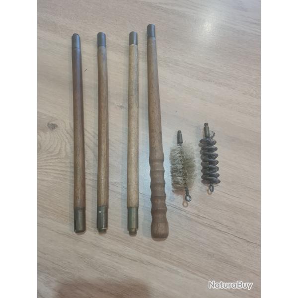 Trs ancienne baguette de nettoyage cal 12