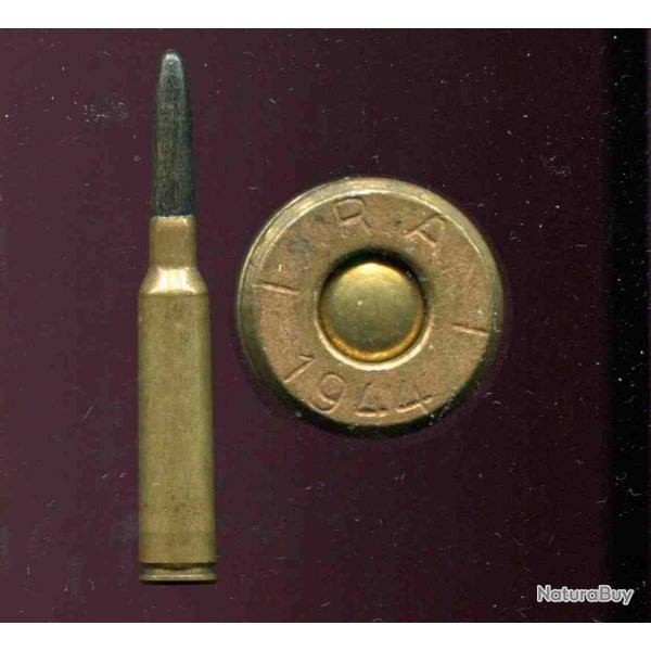6.5 x 55 KRAG Mle 1894 (Mauser) -  blanc balle bois noir - marquage : RA / 1944 /
