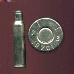 6.5 x 55 KRAG Mle 1894 (Mauser) - tire réduit petite balle nickel - marquage : /7/3/070.