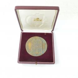 Médaille de table Bronze Union Professionnelle Presse Belge Pershuis 50 10 1950-60. BELGIQUE