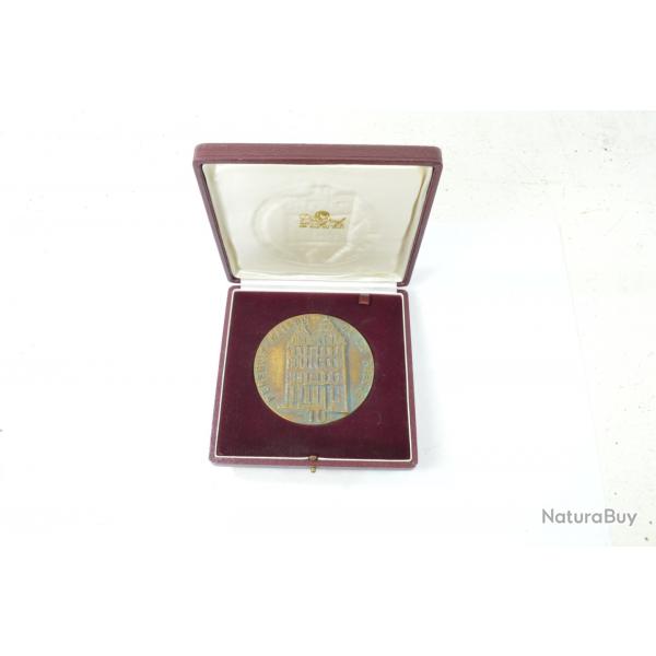 Mdaille de table Bronze Union Professionnelle Presse Belge Pershuis 50 10 1950-60. BELGIQUE