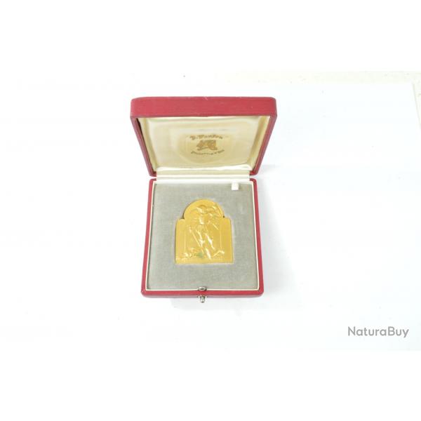 Mdaille de table Bronze dor ''mdaille d'or de la ville de Bruxelles'' 1950-60. BELGIQUE FONSON