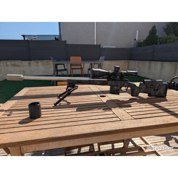 Pack custom BERGARA Premier Custom+ARKEN 5-25x56+Ase Utra SL5i+bipied Atlas