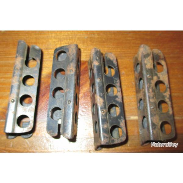 Lot de 4 clips pour Lee Enfield 303 British