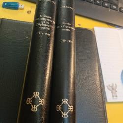 Histoire de la diplomatie secrète 1789-1914 et 1914-1945 lot de 2