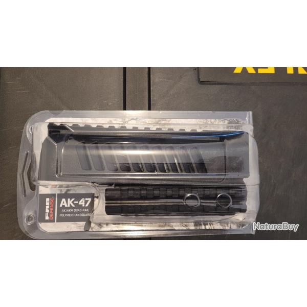 Garde main avec rail picatinny Quad Rail AK FAB DEFENSE Jamais servi.
