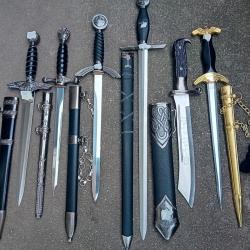 dague allemande reproduction lot de 6