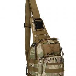 Sac Bandoulière Tactique Militaire Molle Sac de Poitrine Sacoche Sport Outdoor 22x29x12 cm CP