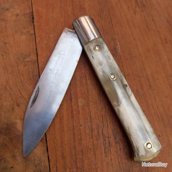 Joli Couteau YSSINGEAUX 555 VRITABLE MALLARET Manche en Corne