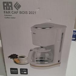 cafetière far caf bois 1.25l toute neuve