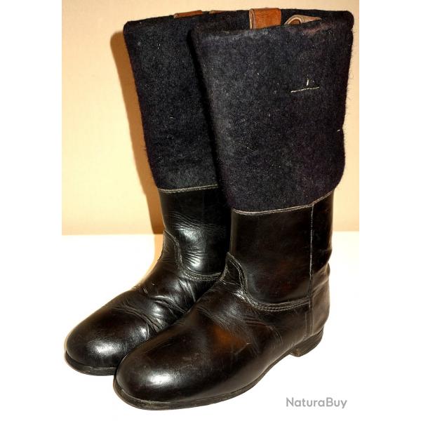 BOTTES ALLEMANDES  GRAND FROID  de la SECONDE GUERRE.