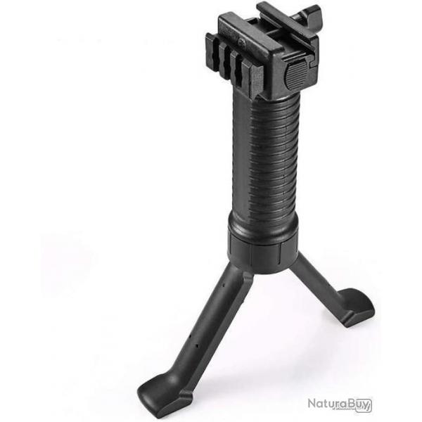 Super promo (a) !!! Poigne - Bipied pour rail de ( 20 mm  22 mm ) en polymre