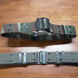 Lot de deux ceinturon militaire  famas