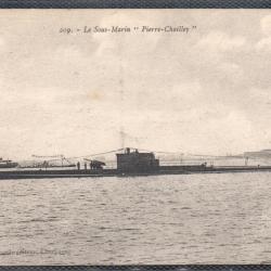 CPA - MARINE DE GUERRE  -  LE SOUS - MARIN " Pierre - Chailley  "  N°1491