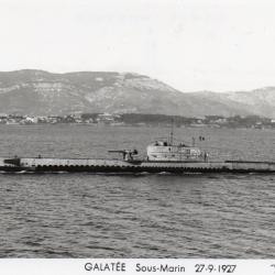 CPA - MARINE DE GUERRE  - SOUS - MARIN " GALATEE  "  N°3953