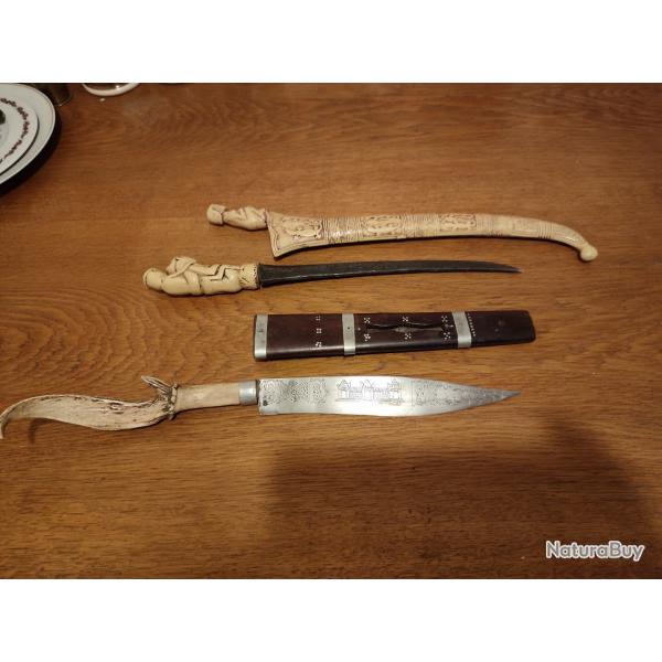 Lot de couteau a identifier