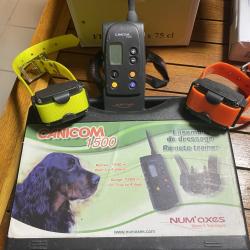 Collier de dressage  Numax - Canicom 1500 m avec 2 colliers