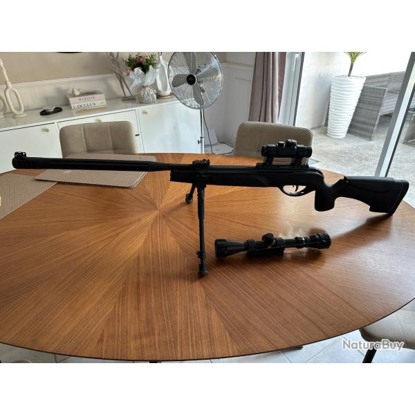 Carabine  plomb 4,5 GAMO HPA IGT 19,9 joules avec viseur point rouge et lunette origine