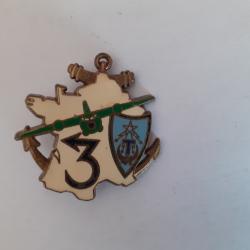1 insigne Militaire 41e reg des transmission 3e Compagnie sans marque