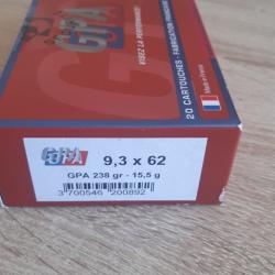 Cartouches GPA 9,3x62 Sologne