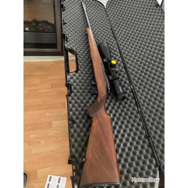 Carabine husqvarna avec lunette bushnell nitro 2,5-15x50