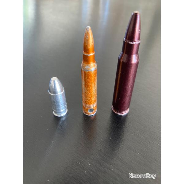 Cartouches de manipulation 5,56mm/9mm luger/308 win
