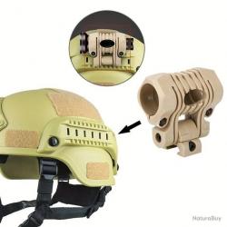 Support lampe tactique 5 positions sur rail picatinny - Ø 24,4 à 27 mm - kaki - LIVRAISON GRATUITE